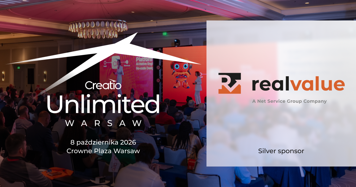 Realvalue at Creatio Unlimited Warsaw