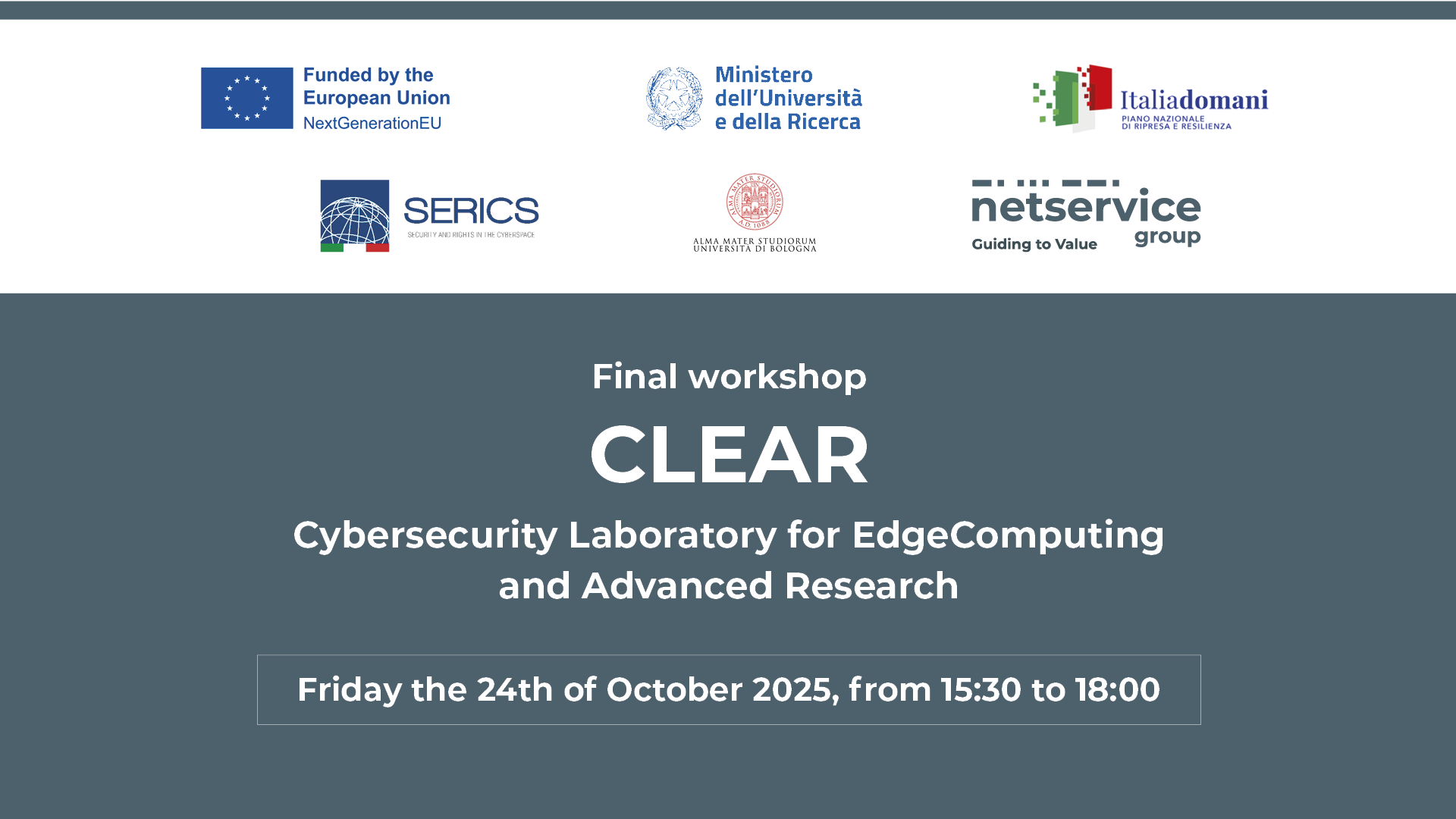 Cybersecurity: Net Service Group presenta i risultati del progetto CLEAR